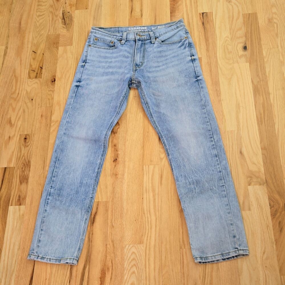 Signature Levi Strauss men's S47 Regular tapered Jeans size 31 - Picture 2 of 5